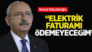 Elektrik Faturamı ödemeyeceğim