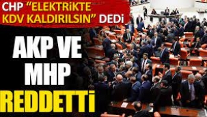 Elektrik, Su, Doğalgazda İndirime AKP-MHP Hayır Dedi