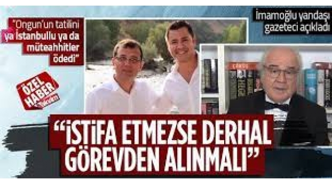 Murat Ongun'un tatilini kim ödedi?