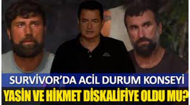 Survivor'da kavga eden Yasin ve Hikmet diskalifiye oldu mu?