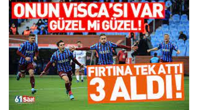 Trabzonspor galibiyeti tek gol ile aldı!