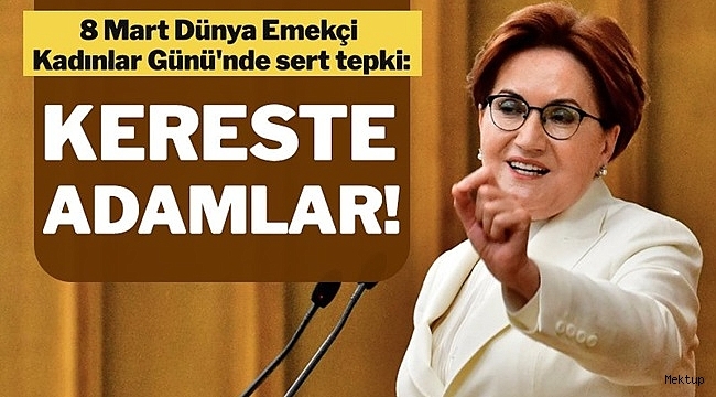 Akşener: Bu ülkenin kadının ayağının altını öpmelisiniz kereste adamlar!