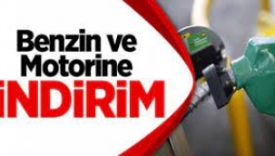  Benzin ve motorinde indirim
