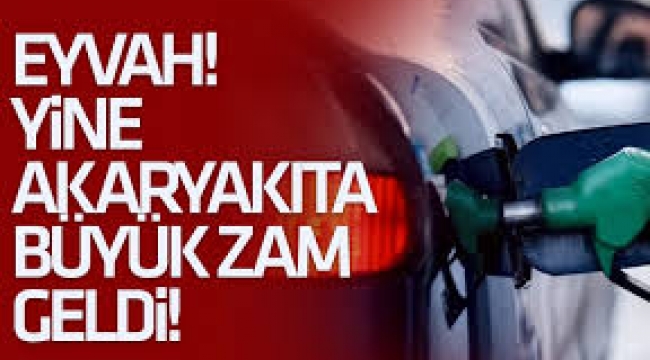Benzine yine dev zam... 