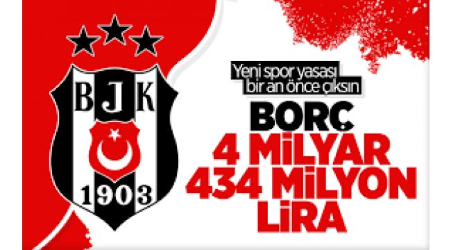 Beşiktaş'ın borcu açıklandı! Divan Kurulu'nda...