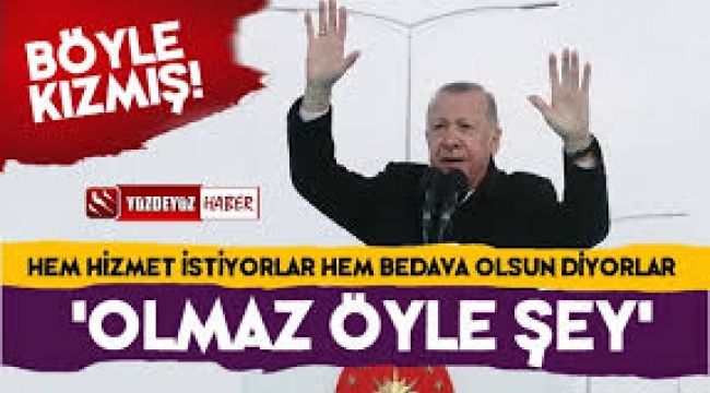 Hem hizmet istiyorlar hem de 'bedava olsun' diyorlar