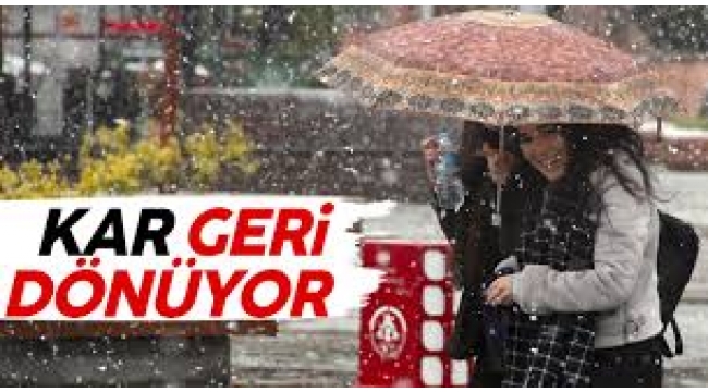 İstanbul'a önce fırtına sonra kar geliyor