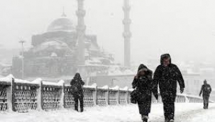 İstanbul için Çok Yoğun Kar Uyarısı