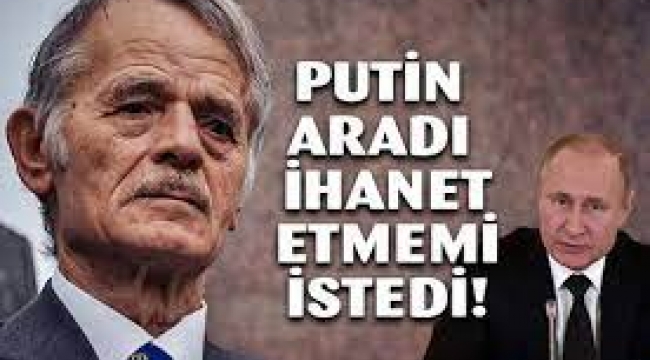 'Putin aradı ve ihanet etmemi istedi'