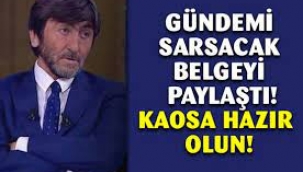Rıdvan Dilmen'den gündemi sarsacak belge: Kaosa hazır olun!