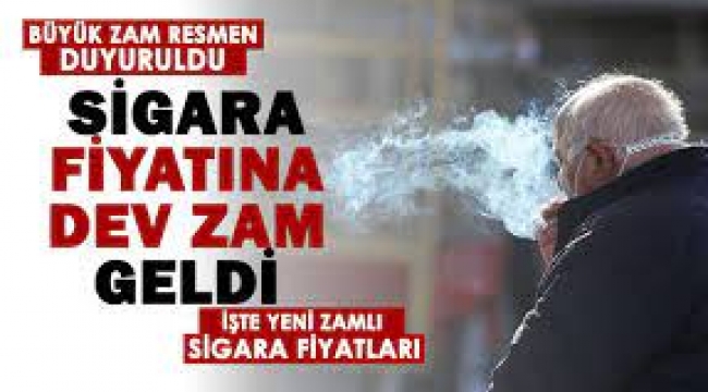 Sigara fiyatlarına büyük zam! İşte zamlı sigara fiyatları