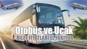 Uçak ve otobüs biletleri el yakıyor