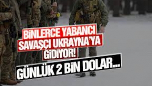 Ukrayna için savaşacak askerlere günlük 28 bin TL