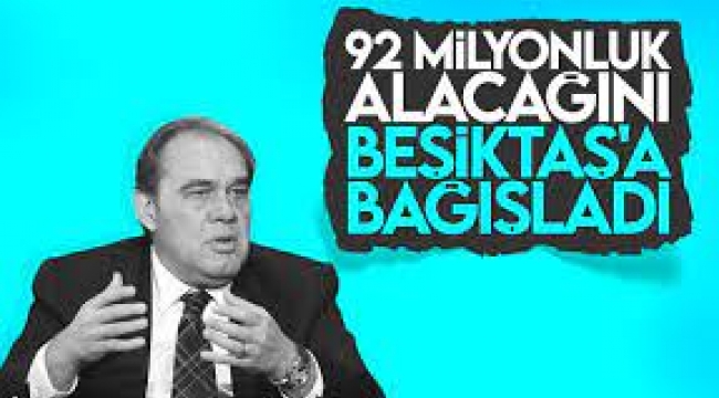 Yıldırım Demirören 92 milyon liralık alacağından vazgeçti