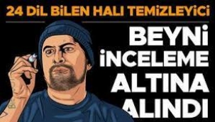 24 dil bilen halı temizleyici! Beynini inceleme altına aldılar... '