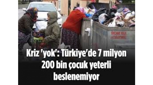 Araştırma: Çocuklar beslenemiyor