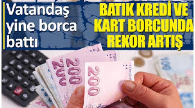 Bireysel borç ödenemez noktada, kredi kartları patladı