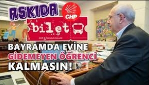 CHP'den Askıda Bilet Kampanyası