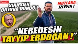 Elektriği kesilen çiftçiler tarlada isyan etti: Neredesin Tayyip Erdoğan