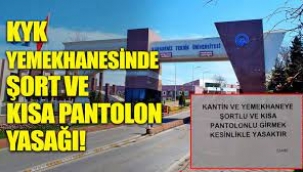 Karadeniz Teknik Üniversitesi'nde kantinde şort yasağı
