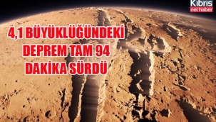 Mars'ta kaydedilen deprem tam 94 dakika sürdü