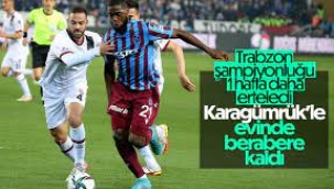 Trabzon şampiyon olur ama heyecan yaratıyor