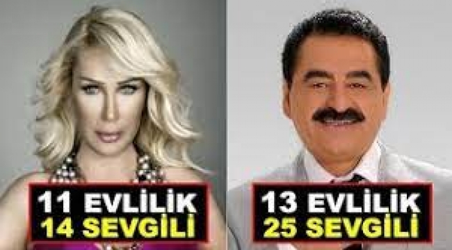 Ünlüler kaç defa evlendiler kaç defa boşandılar