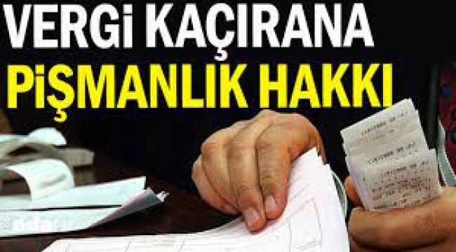 Vergi suçlarında etkin pişmanlık