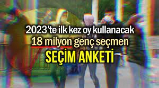 2023'te ilk kez oy kullanacak 18 milyon genç hangi partiye oy verecek?