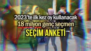 2023'te ilk kez oy kullanacak 18 milyon genç hangi partiye oy verecek?