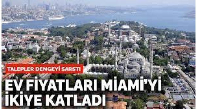 Bağcılar'da ev satıp Miami'den ev almak mümkün!