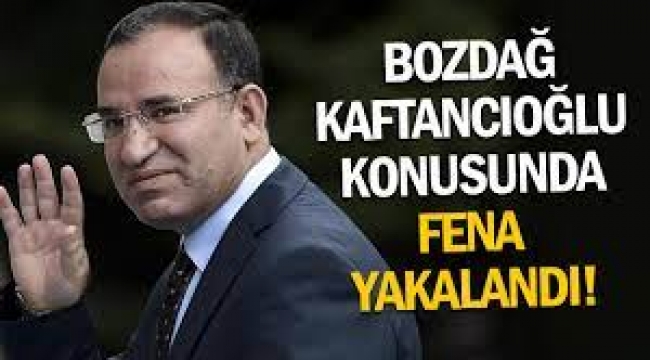 Bekir Bozdağ Kaftancıoğlu konusunda fena yakalandı: Gördünüz mü?