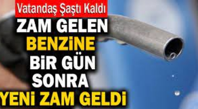 Benzine yeni zam