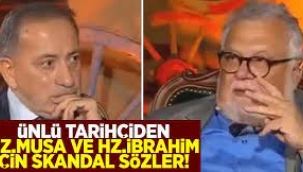 Hz. İbrahim diye birinin yaşadığı malum değil, Musa'yı da tarih bilmiyor