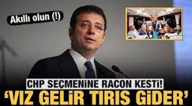 İmamoğlu, "Vız gelir tırıs gider" ifadesi için özür diledi