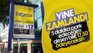 İSPARK otopark ücretlerine yüzde 25 zam