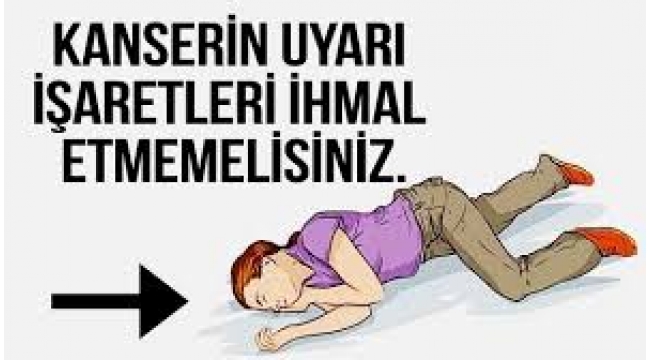 İşte kanserin ilk belirtisi