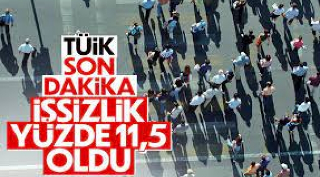Mart ayı işsizlik rakamlarını açıkladı.