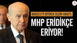 MHP eridikçe eriyor!