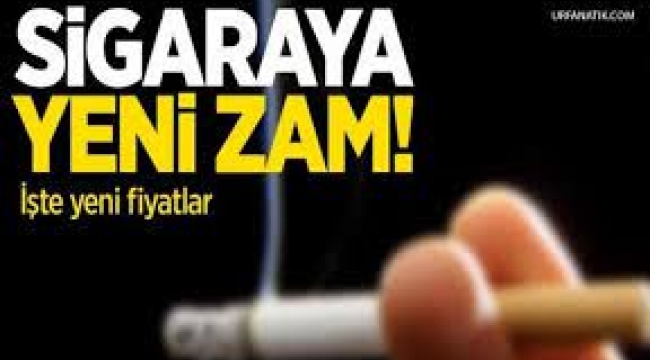 Sigaraya yine zam geldi