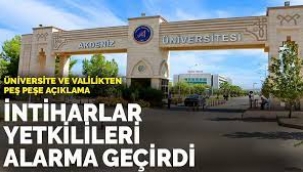Antalya'da öğrenci intiharları