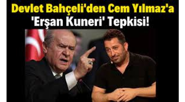 Bahçeli'nin hedefinde Cem Yılmaz var: Haddini aşmıştır