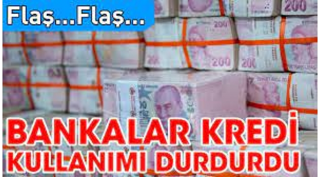 BDDK kararı sonrası bankalar kredi kullanımını durdurdu