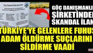 Göç danışmanlık şirketinden skandal ilan