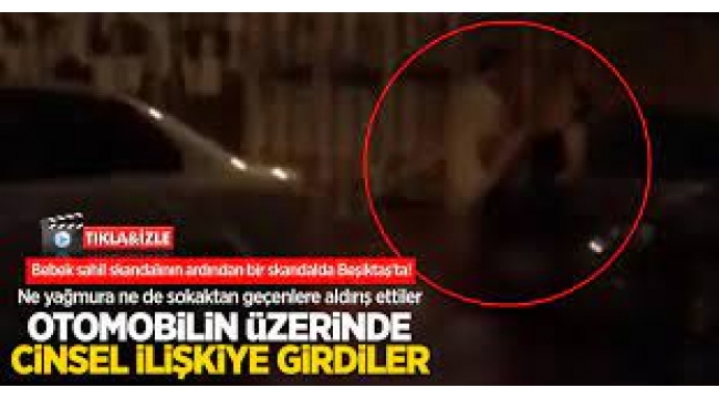 Hayret, otomobil üzerinde cinsel ilişkide bulunanları linç etmedik!