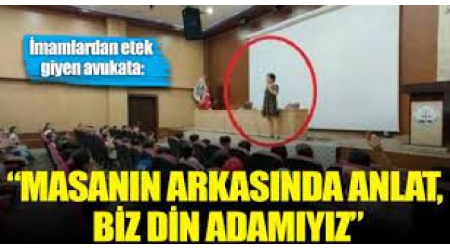 ETEK KISA OLUNCA DİNDEN CIKIYORLARMIŞ