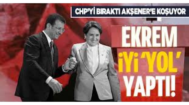 İMAMOGLU "Ne olursa olsun adaylıkta kararlıyım" demiş