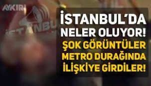 İstanbul Ümraniye metro durağında cinsel ilişki görüntüleri