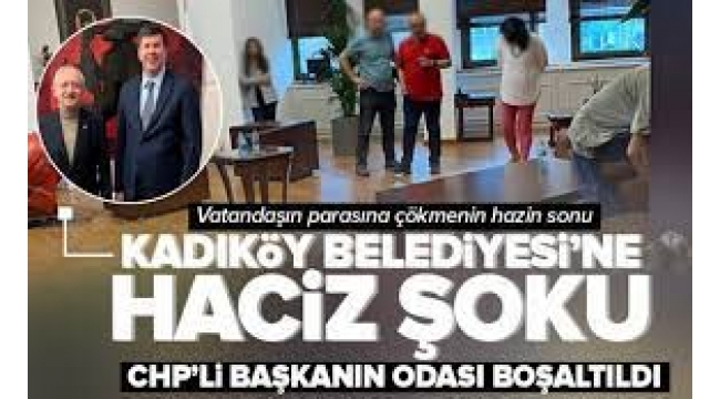 Kadıköy Belediyesi'ne haciz
