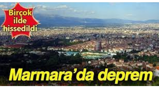 Marmara'da korkulu gece... İstanbul'dan da hissedildi